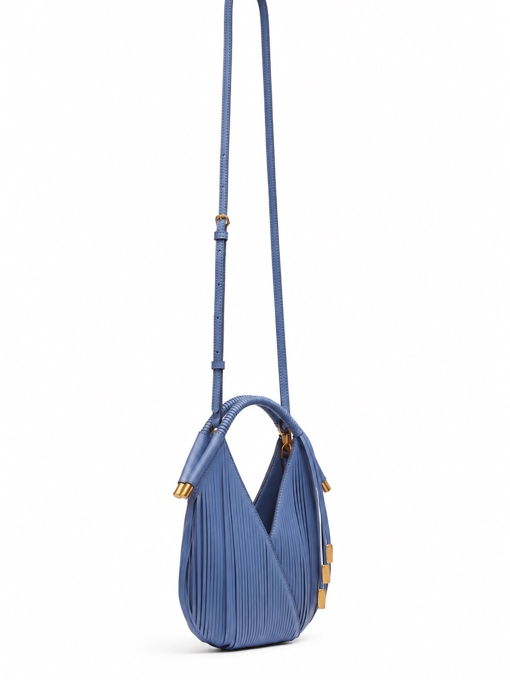 NWT Donna Karan Baldwin Peacock Leather Micro Crossbody MSRP $238 - Picture 5 of 9